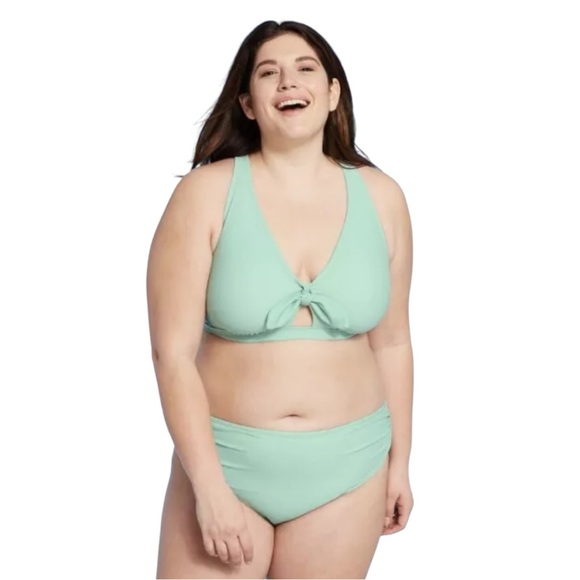 Kona Sol Other - Kona Sol Women's Plus Size High Coverage Hipster Bikini Bottom Mint Size 20W/22W
